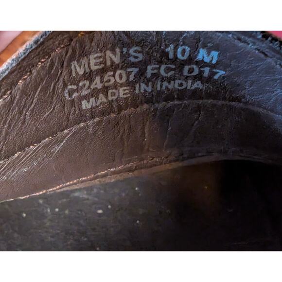 Cole Haan Mens 10M Brown Leather Penny Loafers Casual Dress Shoes C24507 Preppy main image 10